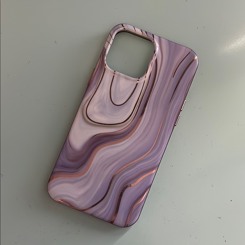 Purple Marble Phone Case